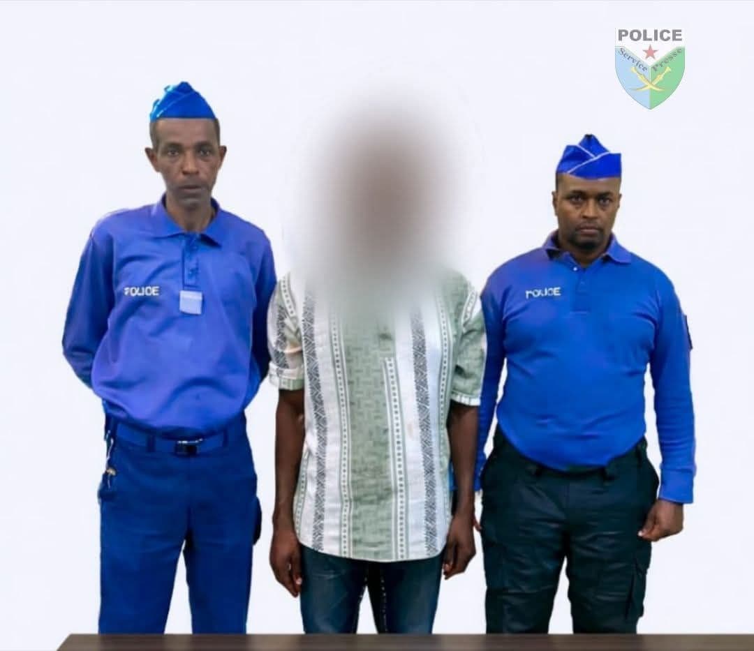 Booliiska Jabuuti oo qabtay nin lagu eedeyay inuu hogaamiye u ahaa koox burcad ah 