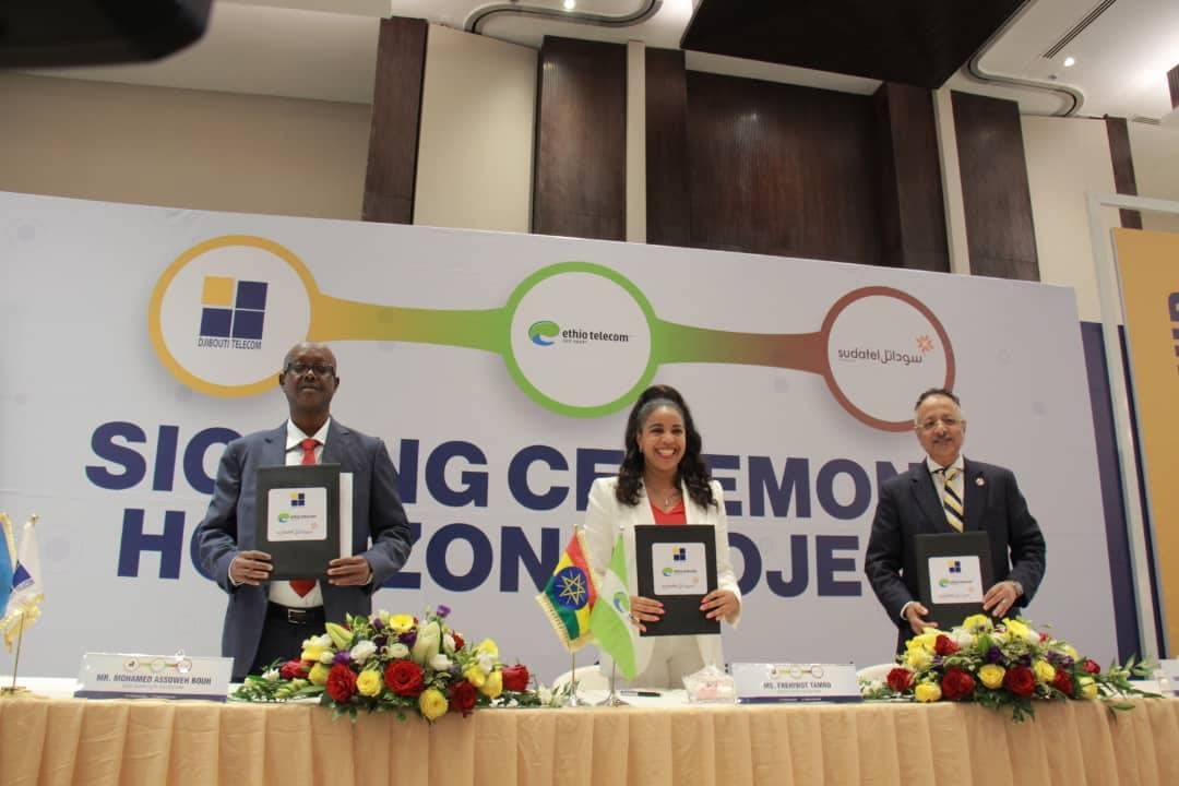 Jabuuti, Itoobiya, iyo Suudaan oo bilaabaya mashruuca Fiberka dhulka ah