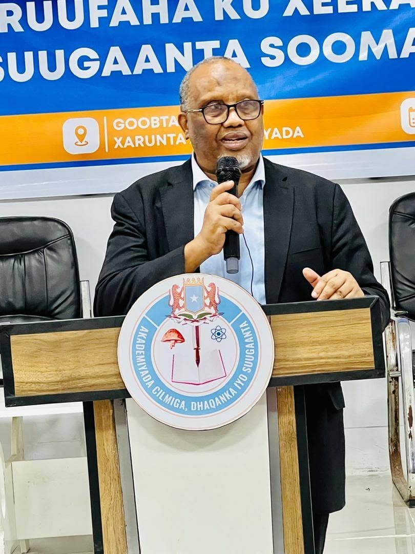 Akademiyada Soomaaliyeed oo dalbatay dib-u-cusboonaysiinta xeerka Faaf-reebka Fanka