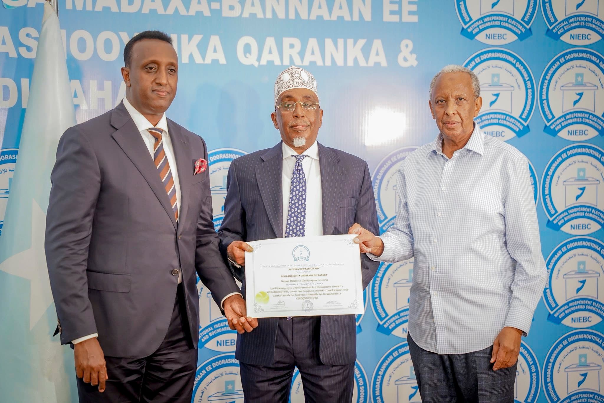 Guddiga Doorashooyinka oo ku dhawaaqay liiska 18 urur oo uu diiwaangeliyay.