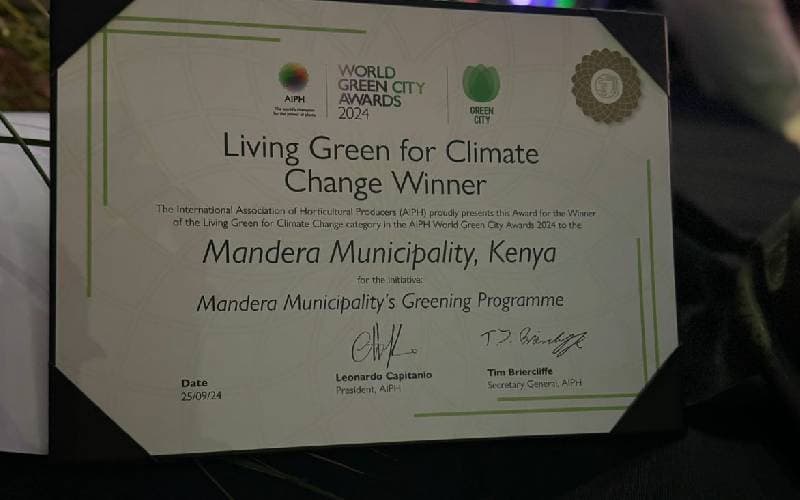 Mandera oo ku guuleysatay abaalmarinta magaalada gagaaran ee Adduunka