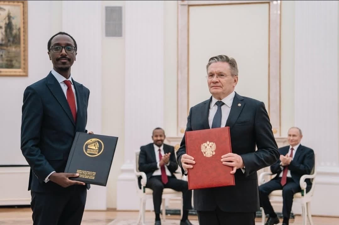 Ruushka iyo Itoobiya oo kala Saxiixday Heshiis Warshad Tamarta Nukliyeerka ah.