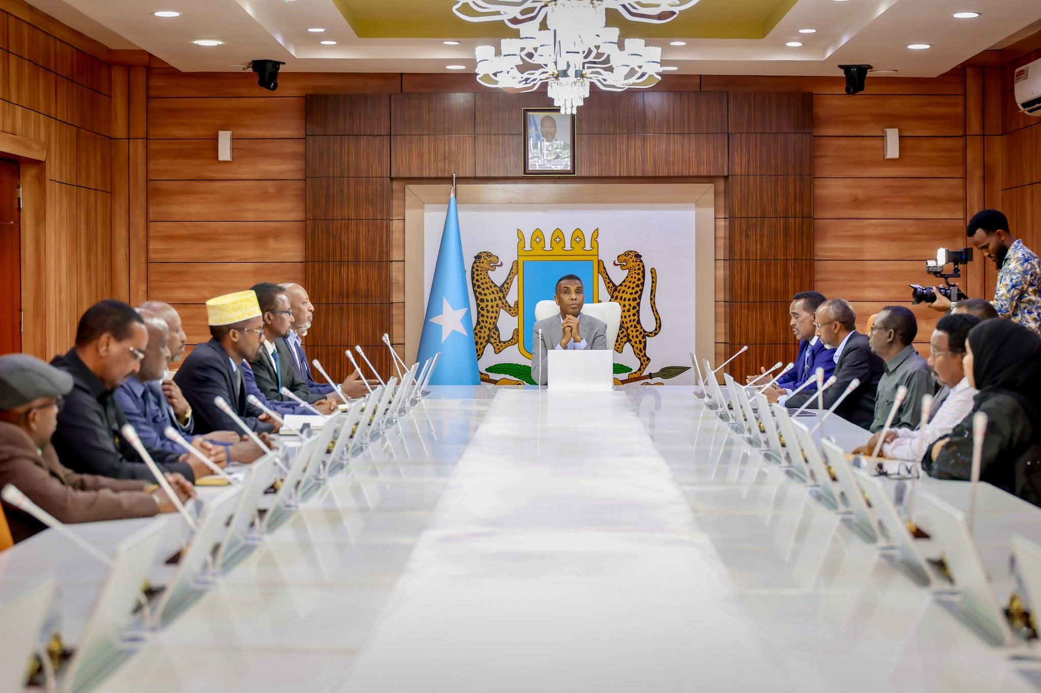 Xamse iyo madaxda ururrada oo qiimeynaya doorashadii Muqdisho