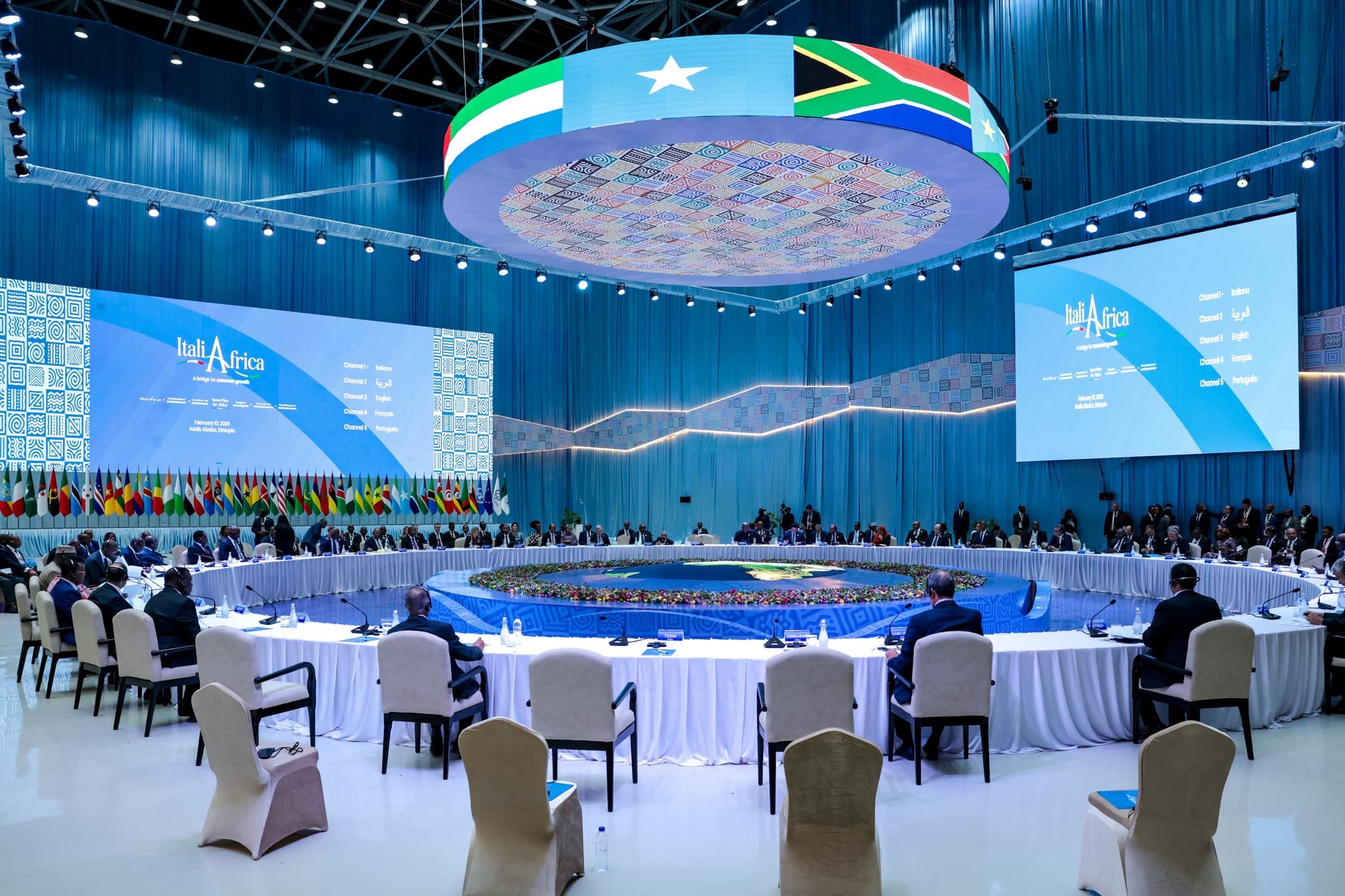 Shirka Afrika iyo Talyaaniga oo ka furmay Addis Ababa