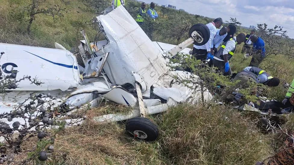 Laba qof oo ku dhimatay shil diyaaradeed oo ka dhacay Kenya