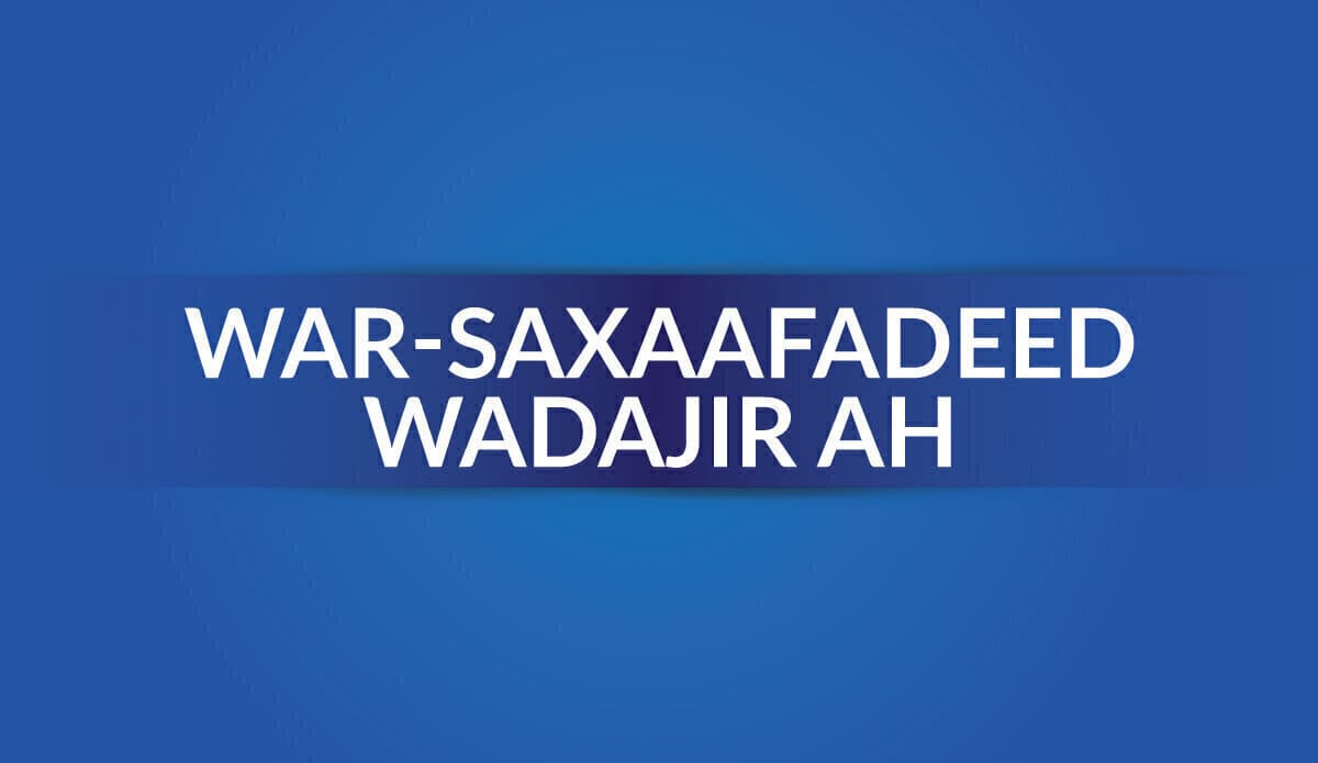 Beesha caalamka oo war kasoo saartay wax ka bedelka Dastuurka