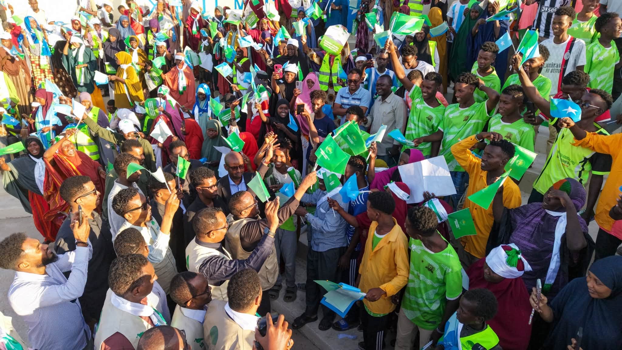 Madaxweynaha  Hirshabeelle, Cali Guudlaawe, ayaa shacabka ugu baaqay inay 30-ka Sebteembar codkooda siiyaan Ururka Caddaaladda iyo Wadajirka (JSP), oo ku tartamaya lambarka 15 iyo astaanta shimbirta cagaaran.