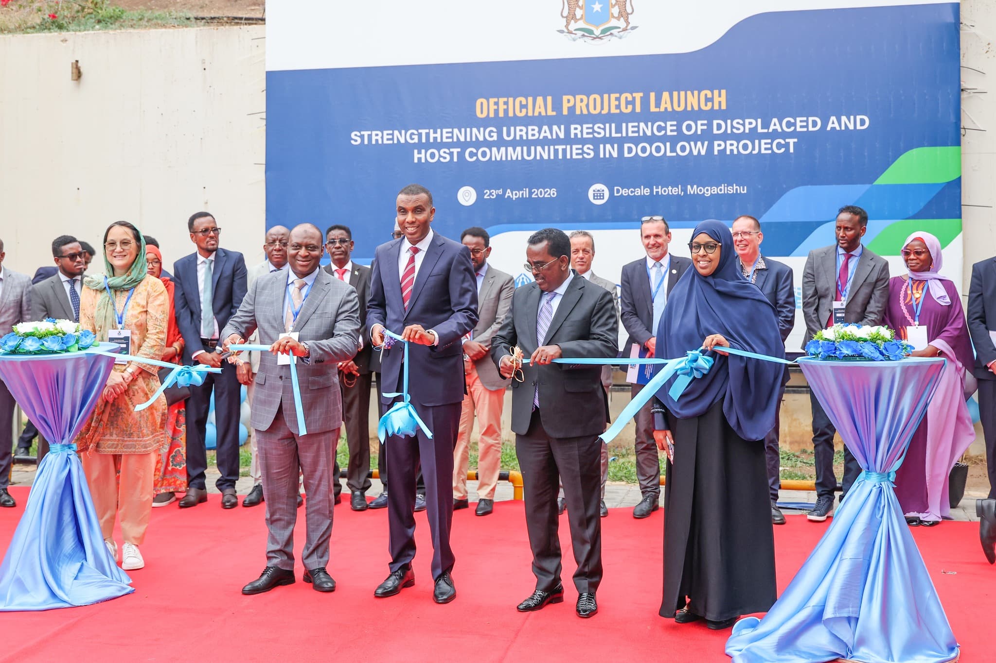 Soomaaliya oo daahfurtay barnaamij lagu taageerayo barakacayaasha Doolow