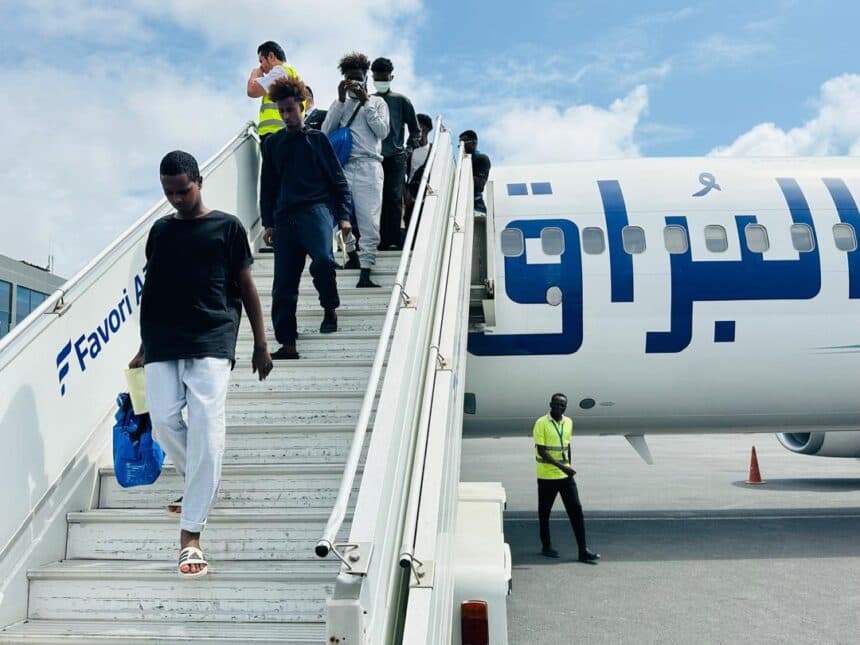 Soomaali ku jirtay xasbiyada Libya oo dib loogu  soo celiyay dalka