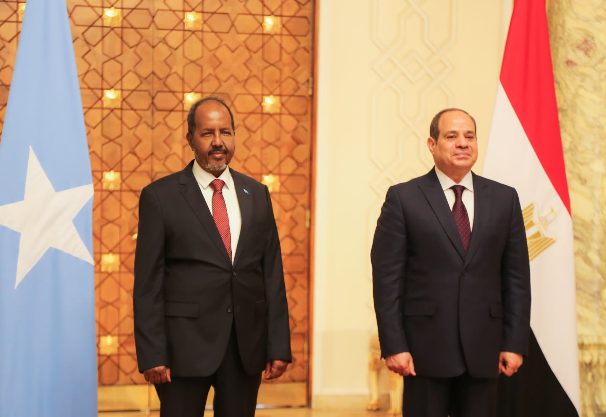 Al-Sisi iyo Xasan Sheekh oo xoojiyay iskaashiga Masar iyo Soomaaliya