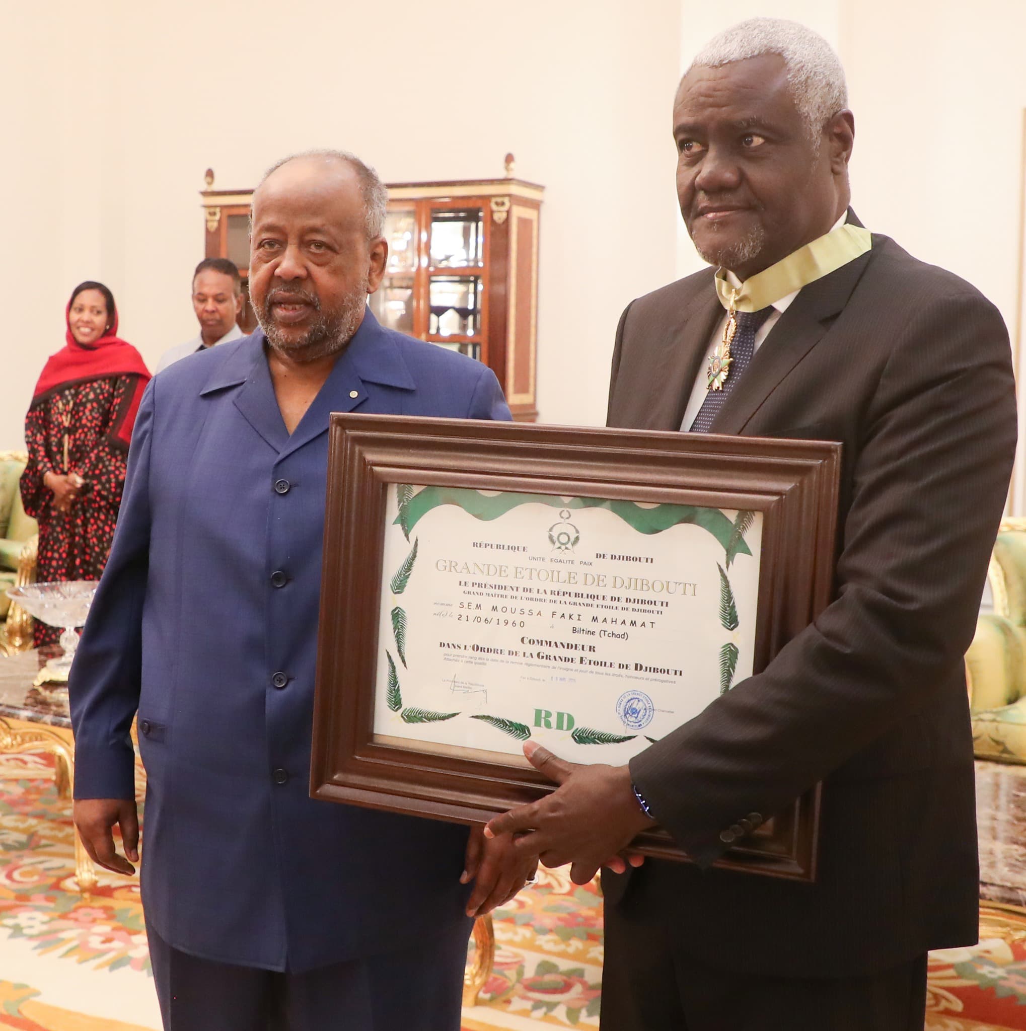 Moussa Faki oo Jabuuti lagu sharfay – Waa maxay sababtu?