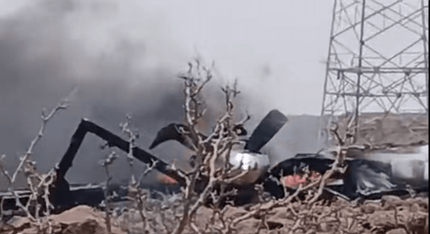 Diyaarad militari oo Mareykan ah oo ku burburtay agagaarka Garoonka Chabelley ee Jabuuti