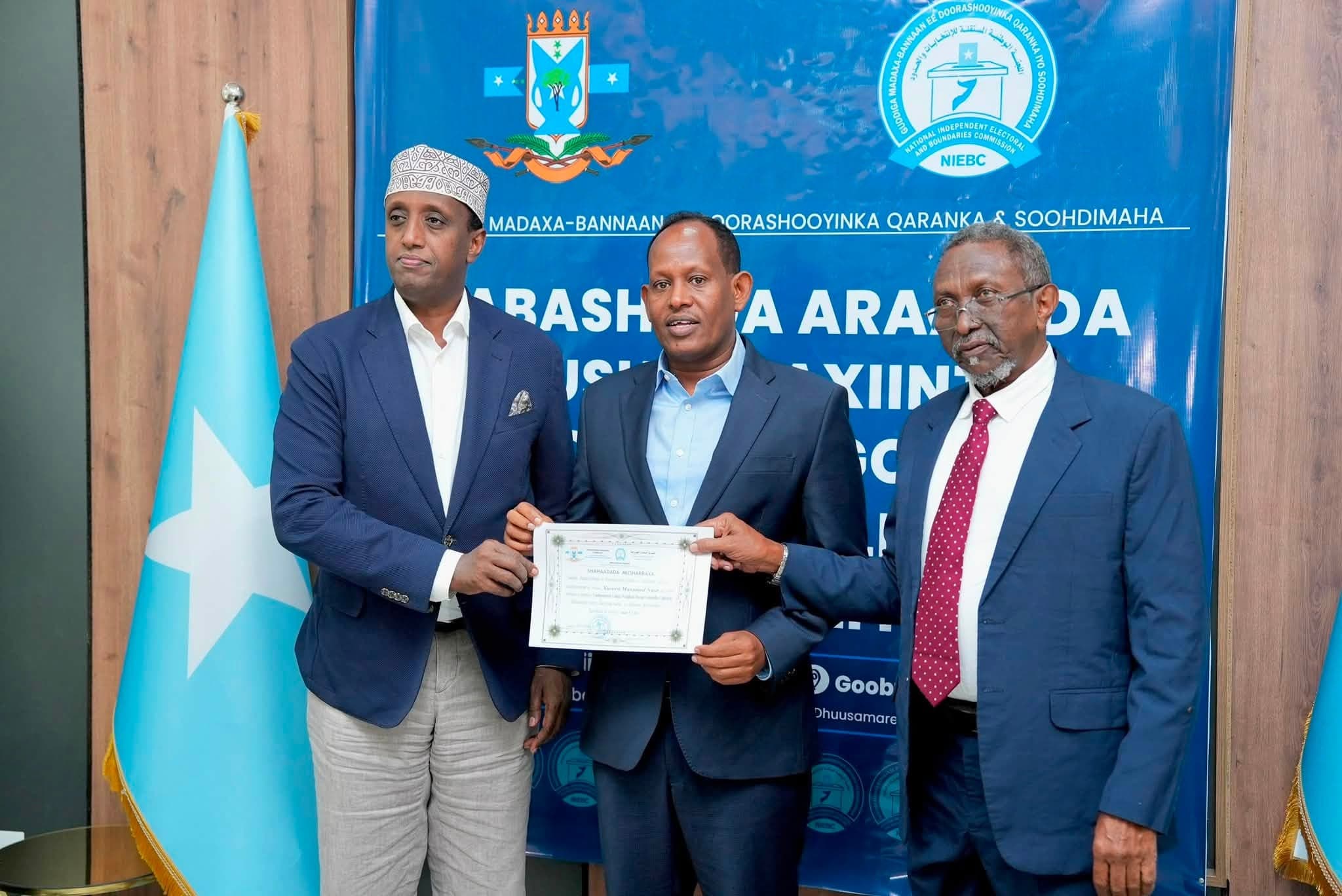 Guddiga Doorashooyinka oo shaaciyey musharraxiinta Guddoonka Baarlamaanka Galmudug