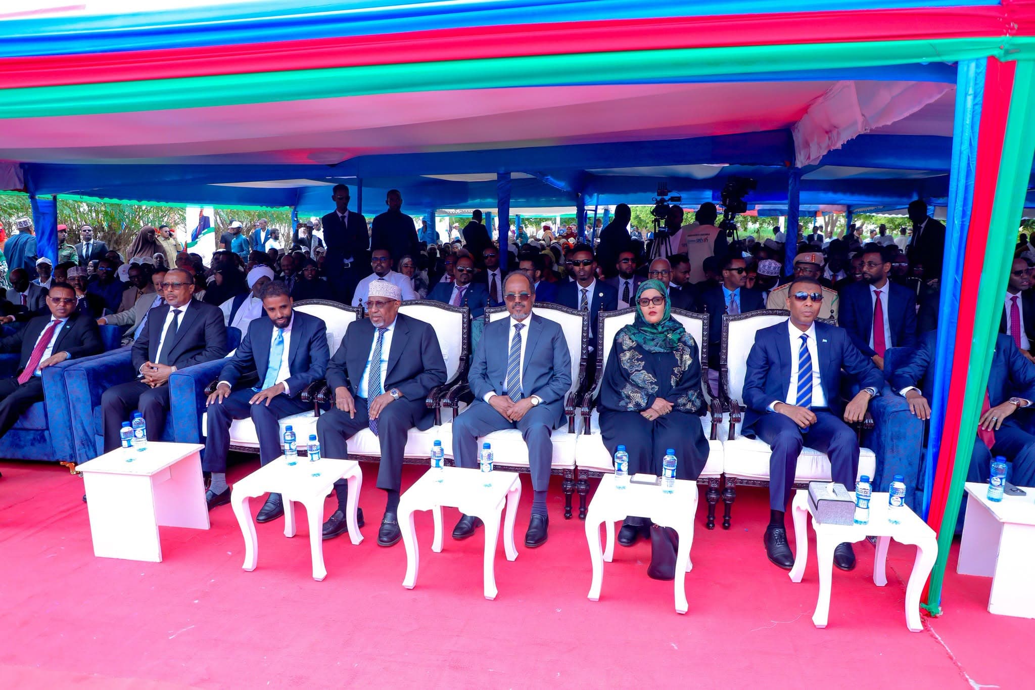 Aadan Madoobe oo si rasmi ah loogu caleema saaray Hoggaamiyaha Koonfur Galbeed