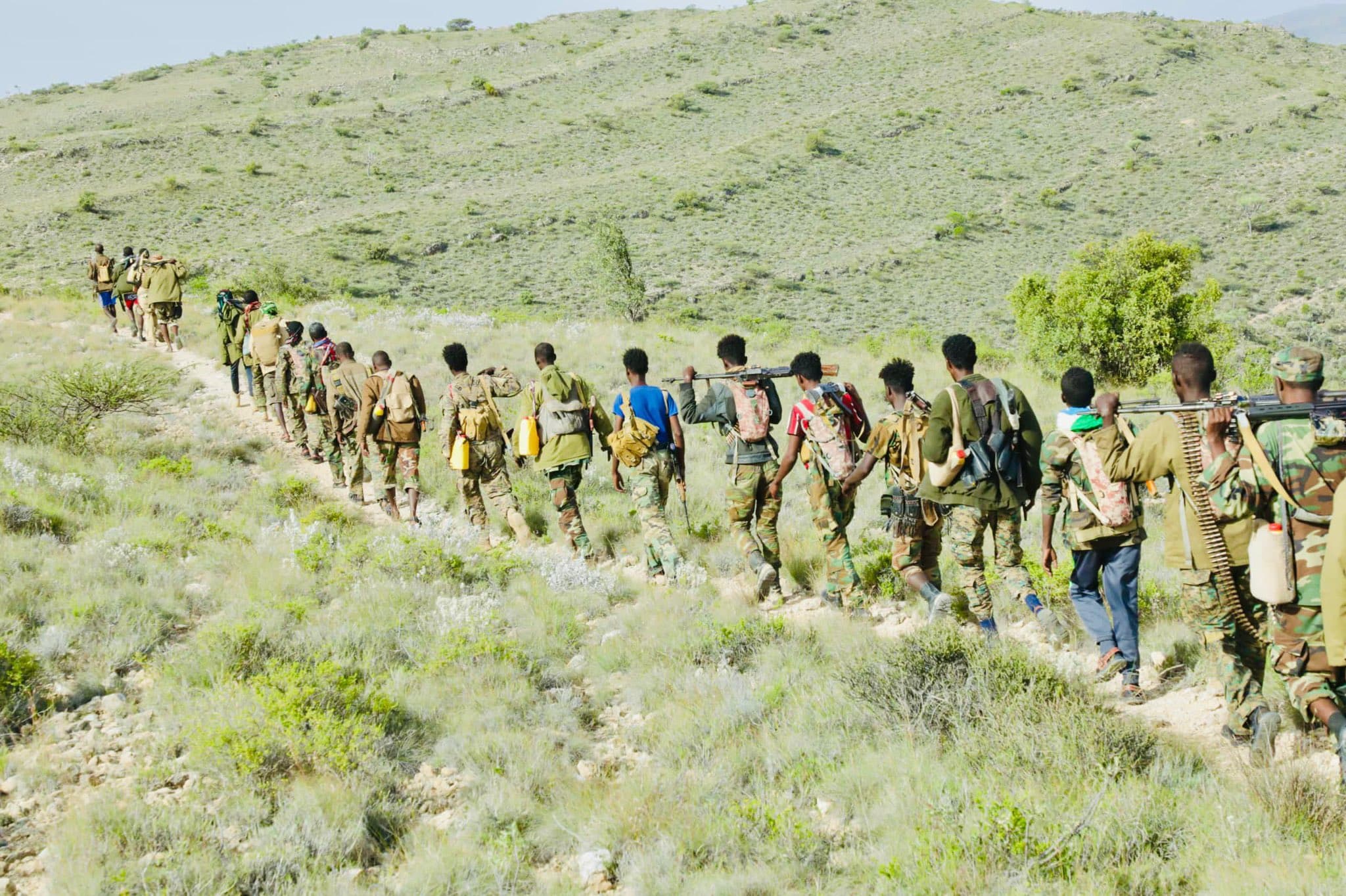 Ciidamada Puntland oo Gacanta Ku Dhigay Deegaanno Ay Daacish Ku Sugnaayeen.