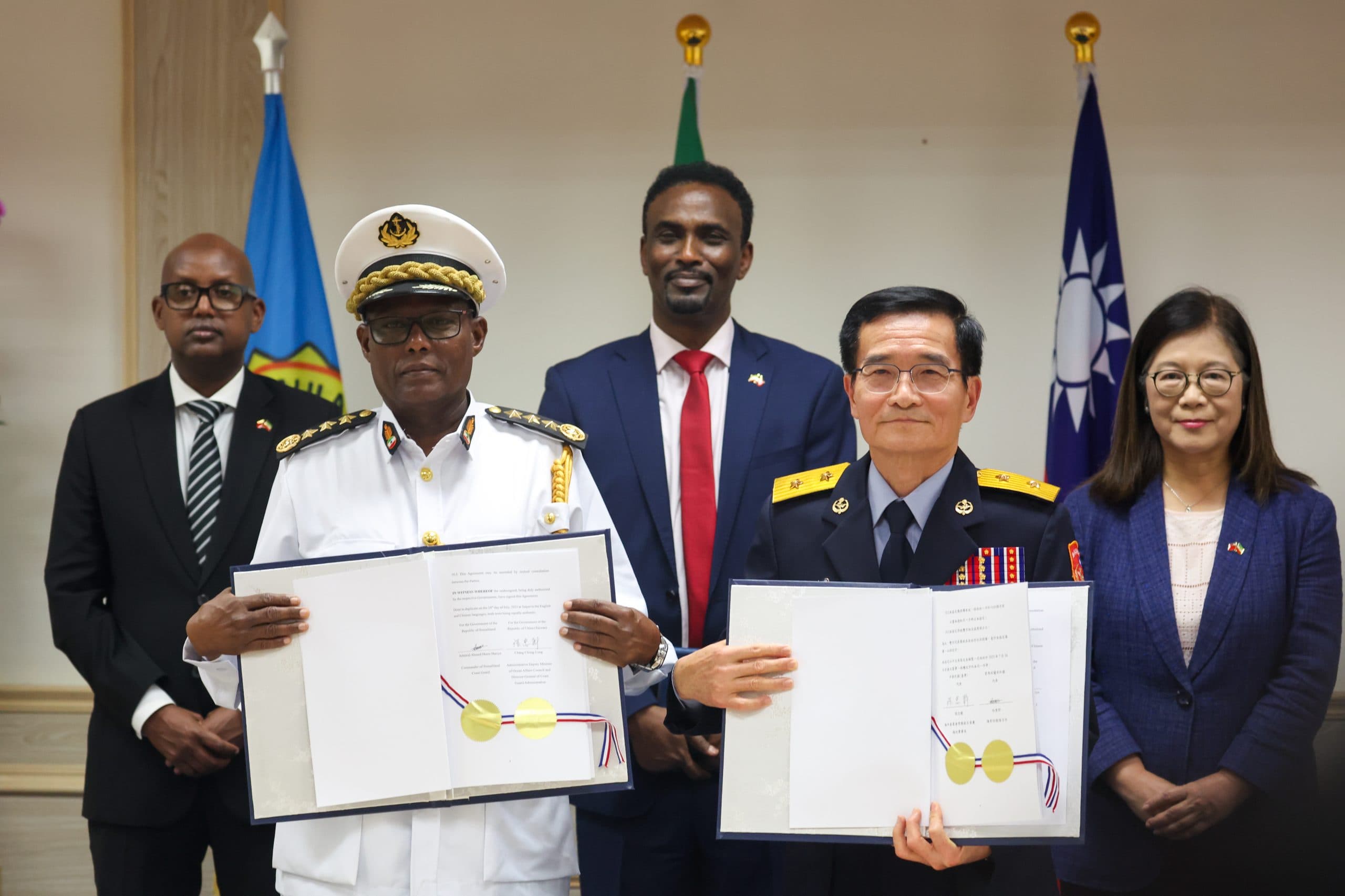 Somaliland iyo Taiwan oo Iska gaashanaya Ilaalada Xeebaha.