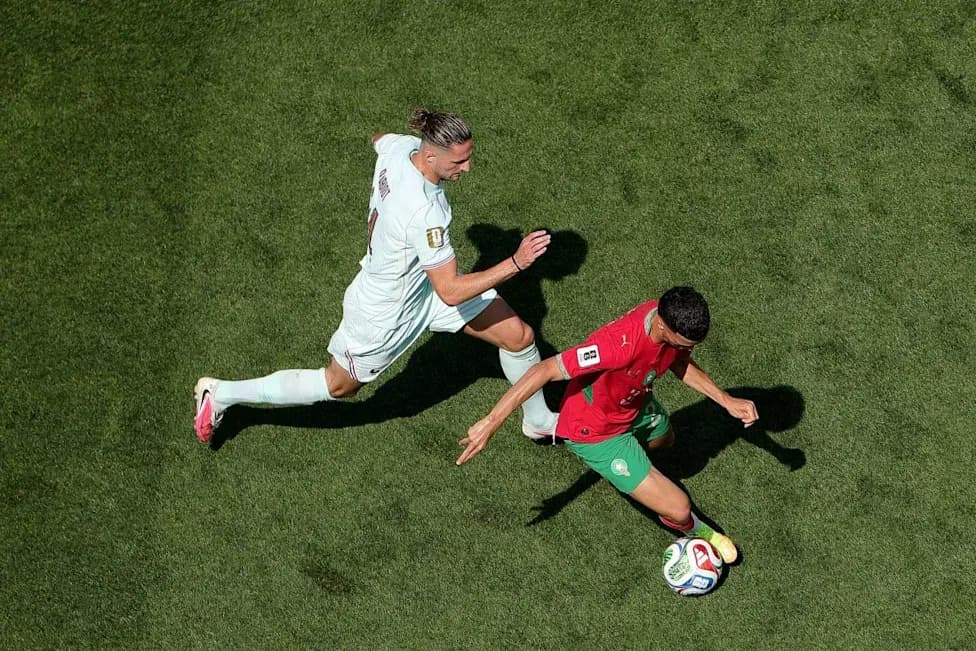 France oo mar kale soo afjartay riyadii Morocco ee Koobka Adduunka