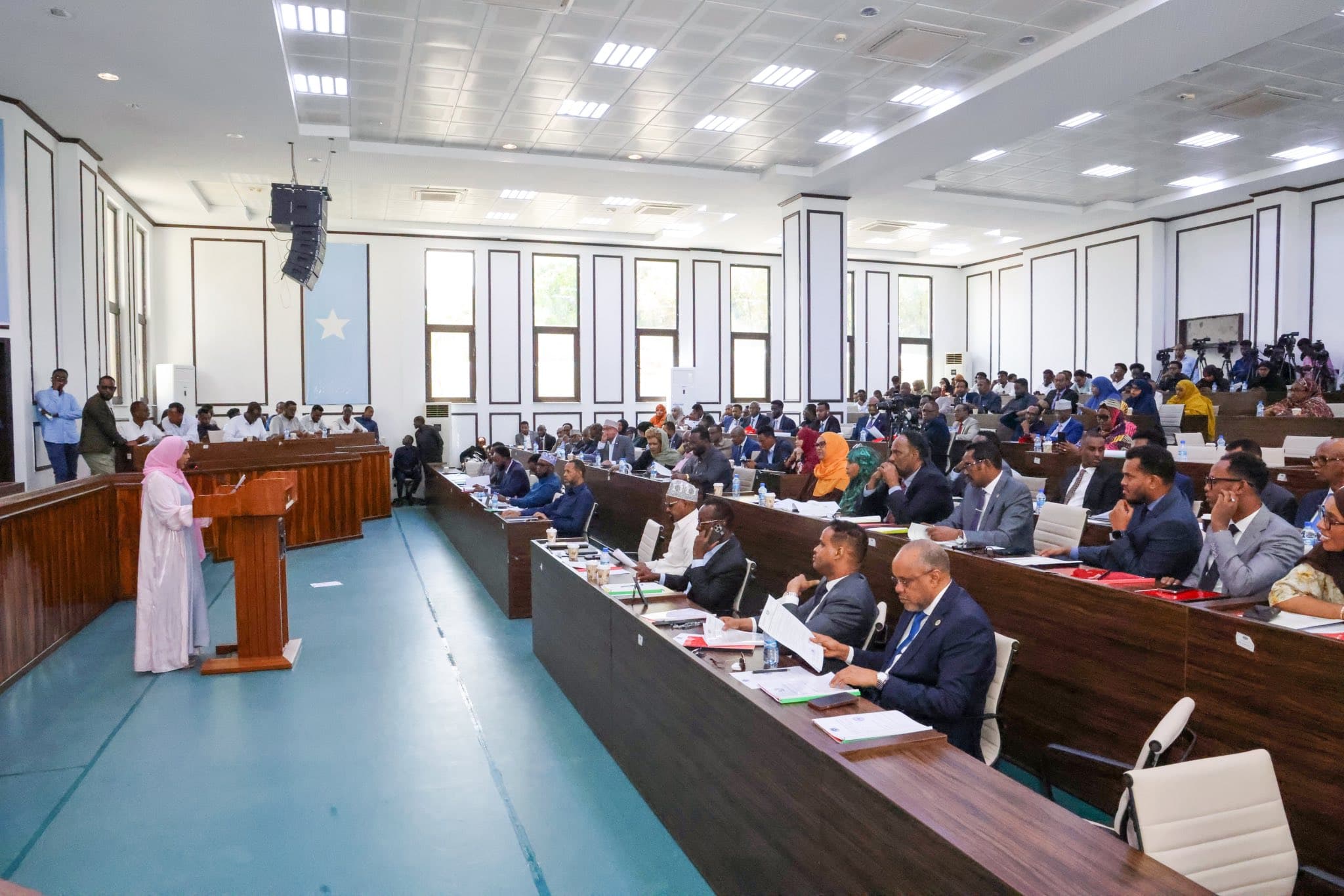 Golaha Shacabka oo Akhrinta 1-aad marsiiyey Axdi Afrikaaneed oo dood ka dhaliyey golaha Shacabka.