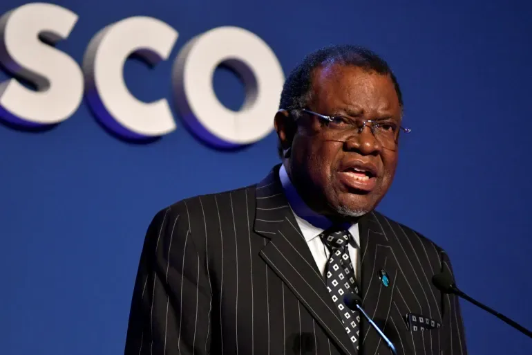 Madaxweynihii Namibia oo u geeriyooday cudurka kansarka
