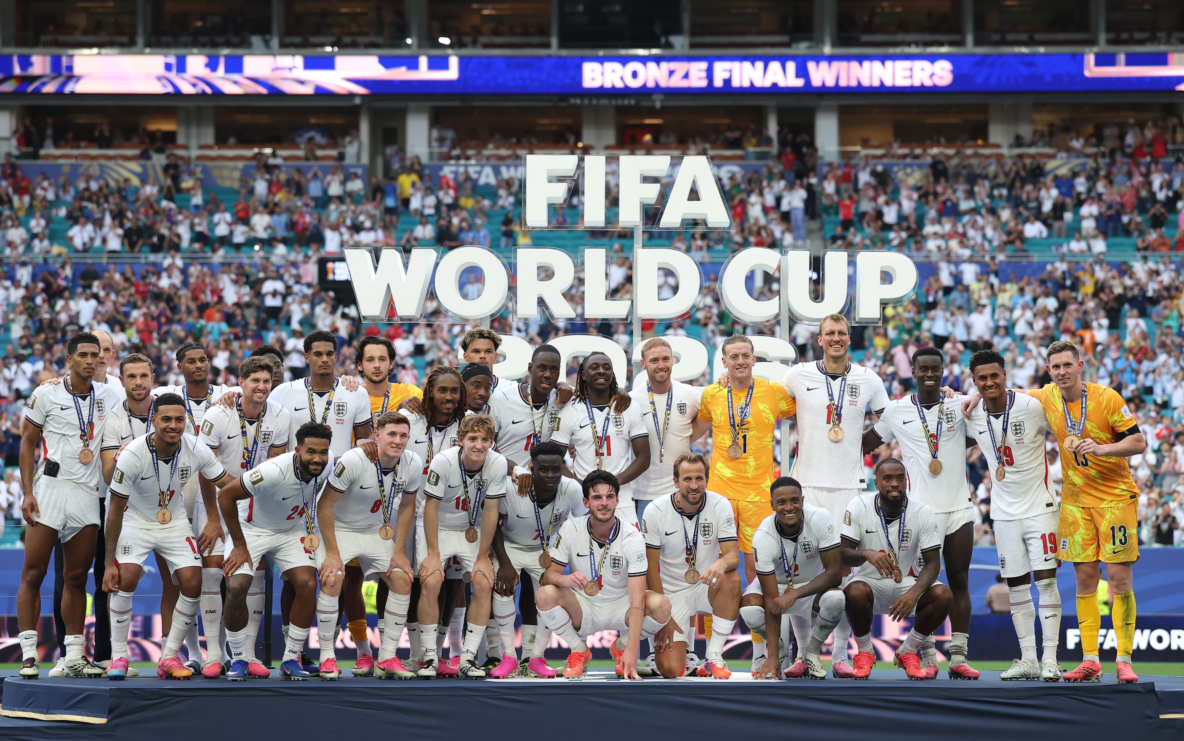 England oo garaacday France kuna guuleysatay kaalinta 3-aad  Koobka Adduunka
