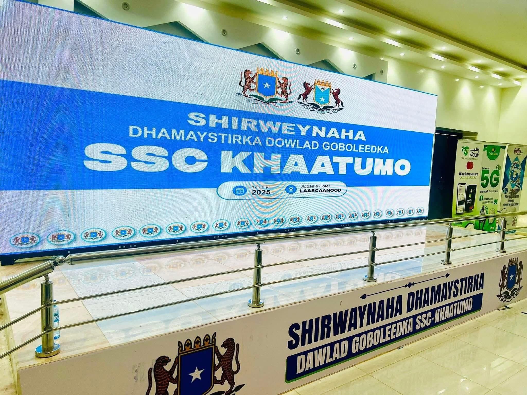 Shirweynaha SSC-Khaatumo oo ka furmaya Laascaanood, kadib labo baaqasho