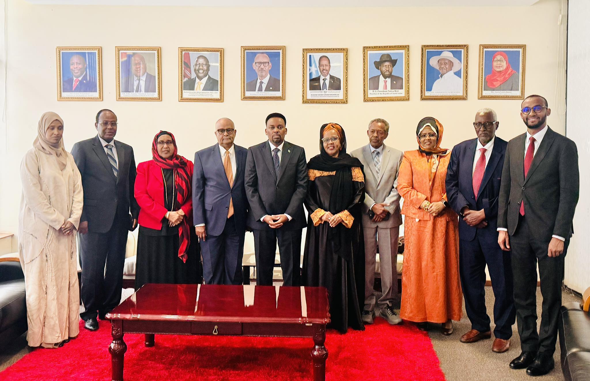 Wakiillada Soomaaliya ee Golaha Sharci-dejinta Bulshada Bariga Afrika oo la dhaariyay