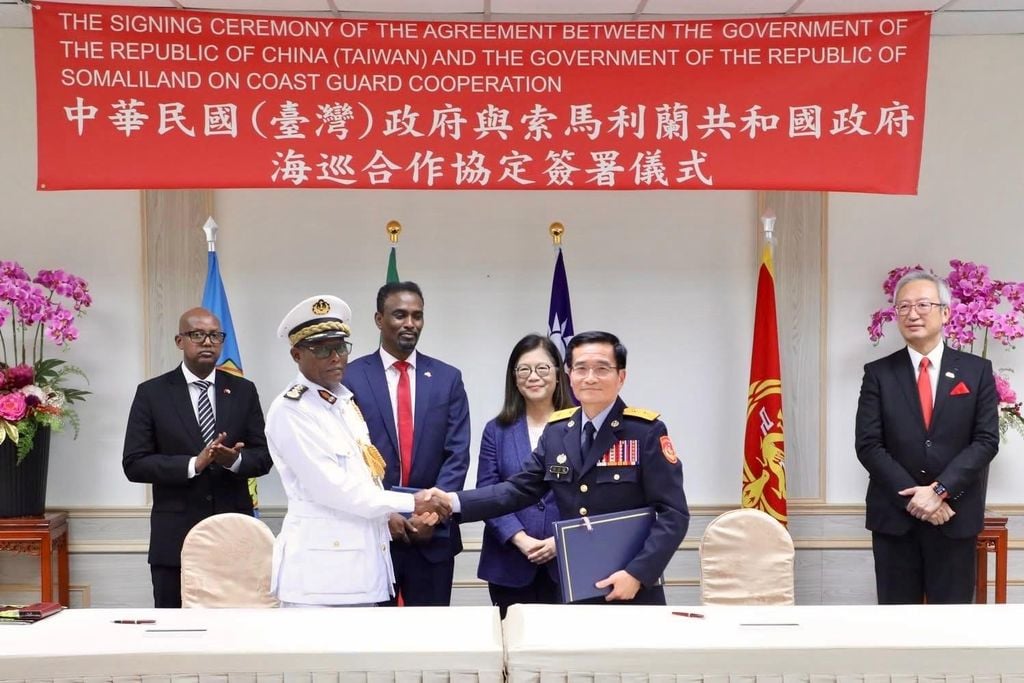 Shiinaha oo Somaliland uga Digay Heshiiskii Ilaalada Xeebaha ee Taiwan