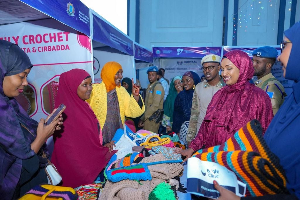 Muqdisho oo laga daahfuray bandhigga ganacsiga Haweenka