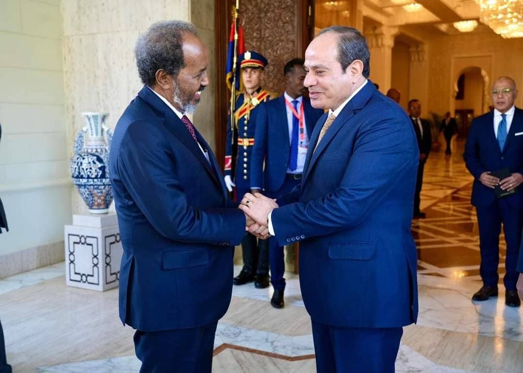 Farriimaha ay madaxda Soomaaliya iyo Masar u direen Itoobiya