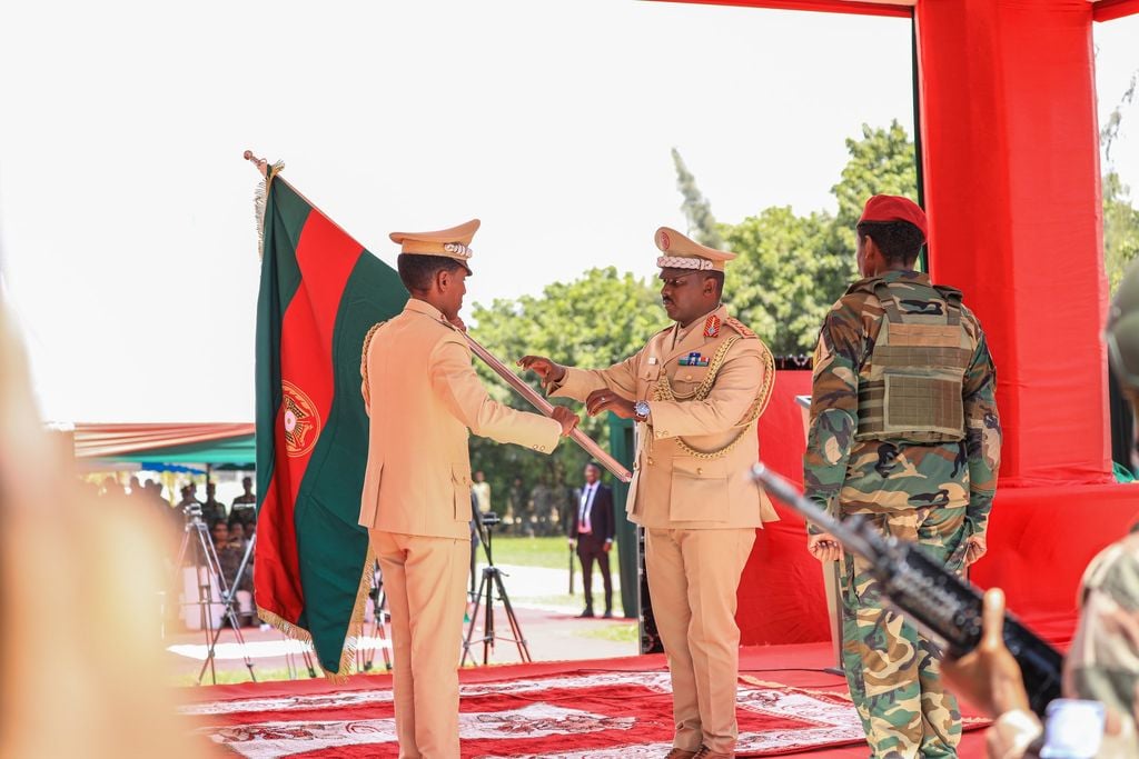 Hoggaanka cusub ee Ciidanka Soomaaliya oo xilka la wareegay