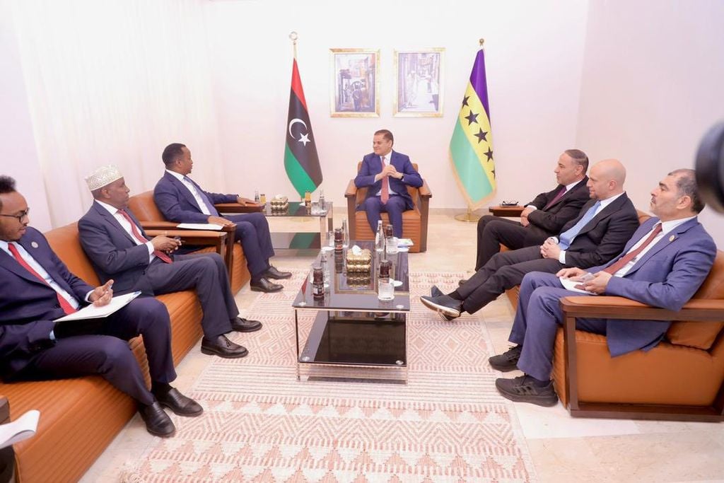 Wasiirka Arrimaha Dibadda oo la kulmay Ra’iisul Wasaaraha Liibiya