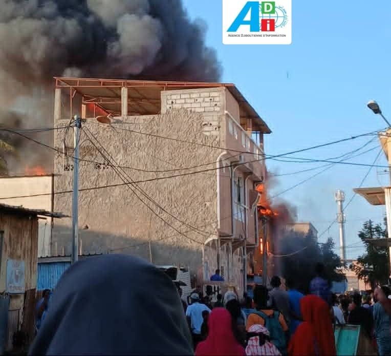 Dab geystay khasaare hantiyadeed oo ka kacay xaafado ka tirsan caasimadda Jabuuti