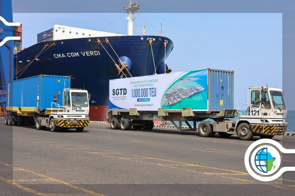 Jabuuti... Dekedda Doraleh oo laga soo dejiyay 1 Milyan oo konteenar in ka yar sannad