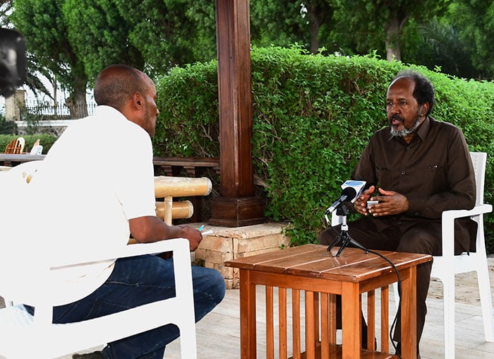 Xasan Sheekh: Waxaan la wareegeynaa mas'uuliyadda amniga 15 bilood gudahood