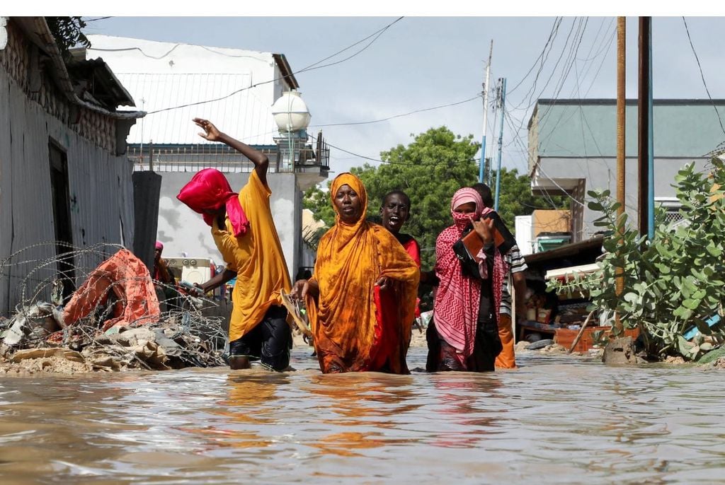 In Ka Badan 21,000 Oo Qof oo Ku Barakacay Roobabka Soomaaliya