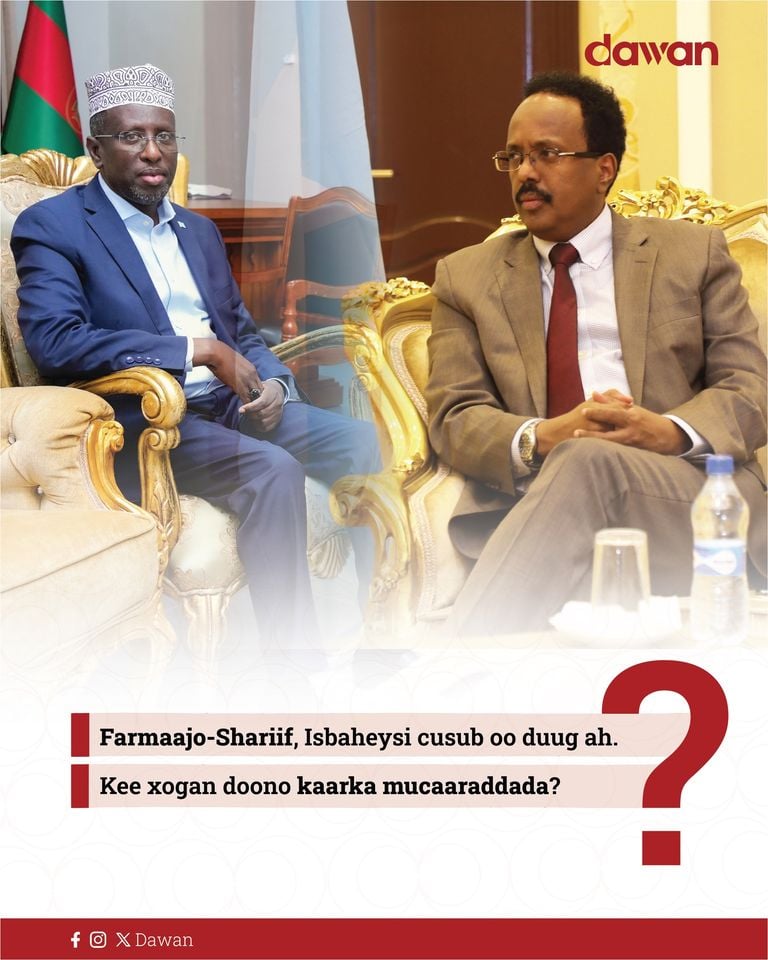 Farmaajo iyo Shariif kee xogan doona kaarka mucaaraddada?