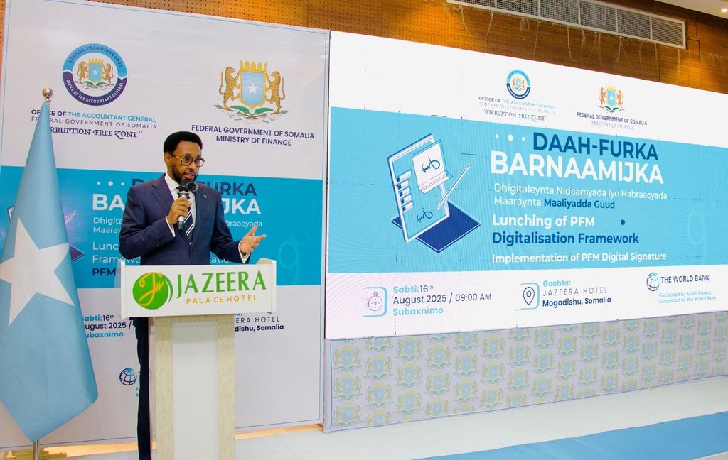 Soomaaliya oo Daah-furtay Qaab-dhismeedka Danabeysan ee Maareynta Maaliyadda Guud