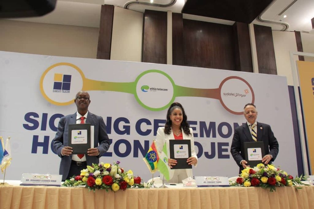 Jabuuti, Itoobiya, iyo Suudaan oo bilaabaya mashruuca Fiberka dhulka ah