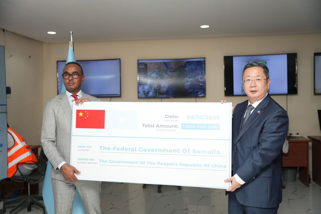 Shiinaha oo Soomaaliya ku wareejiyay $1 milyan si loo xoojiyo gurmadka bini’aadantinimo