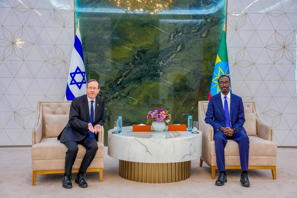 Madaxweynaha Israa’iil oo booqasho ku tegay Itoobiya