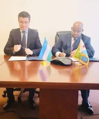 Jabuuti iyo Uzbekistan oo kala saxiixday heshiis diblomaasiyadeed