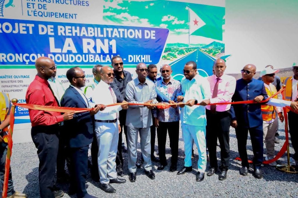 Jabuuti oo si rasmi ah u furtay waddada Doudoubalala–Galblalou oo dib loo dayactiray