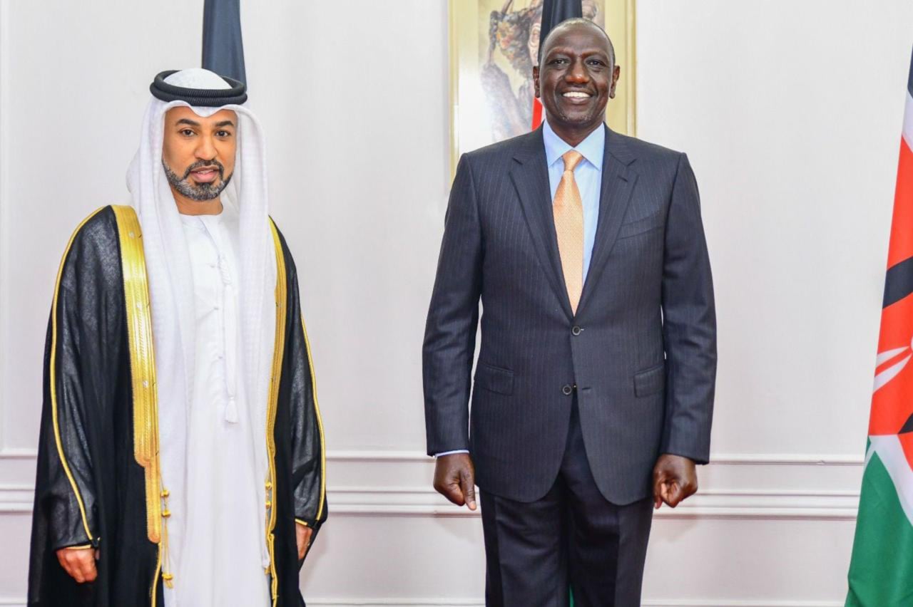 William Ruto oo warqadaha aqoonsiga ka guddoomay Danjiraha Imaaraadka