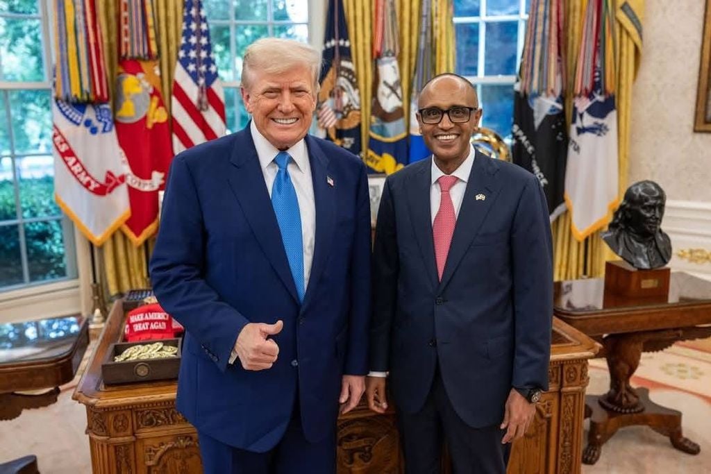 Safiirka Itoobiya ee Mareykanka oo markii ugu horeysay la kulmay Trump