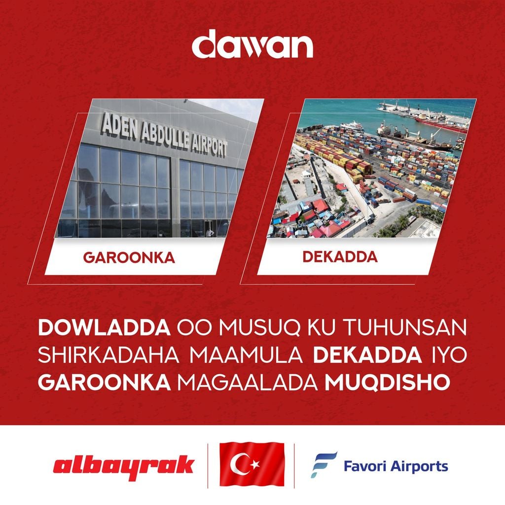 Dowladda oo Musuq ku tuhunsan Shirkadaha Maamula Dekadda iyo Garoonka