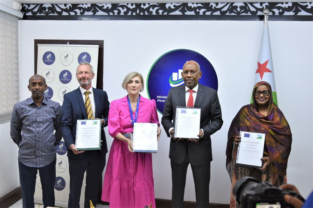 Jabuuti iyo Midowga Yurub oo kala saxiixday heshiisyo €7 milyan ah