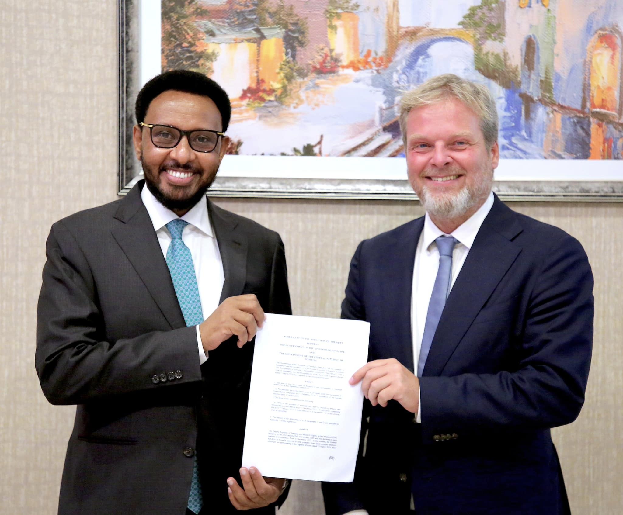 Denmark oo Soomaaliya ka cafisay $17 Milyan oo deyn ah