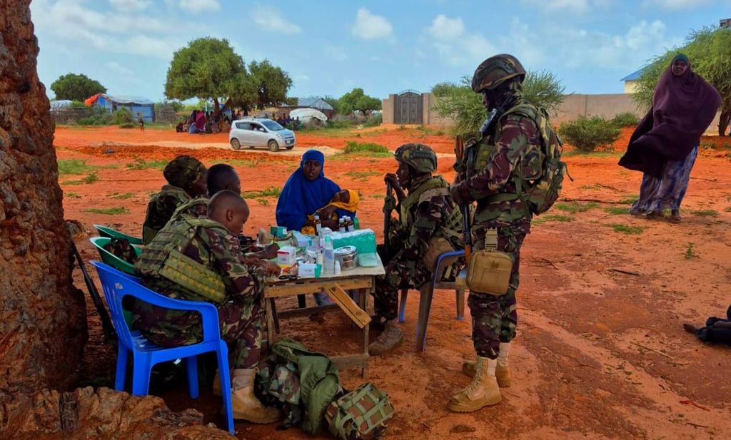 Ciidamada Kenya oo Adeegyo Caafimaad Siiyey Shacabka Kismayo