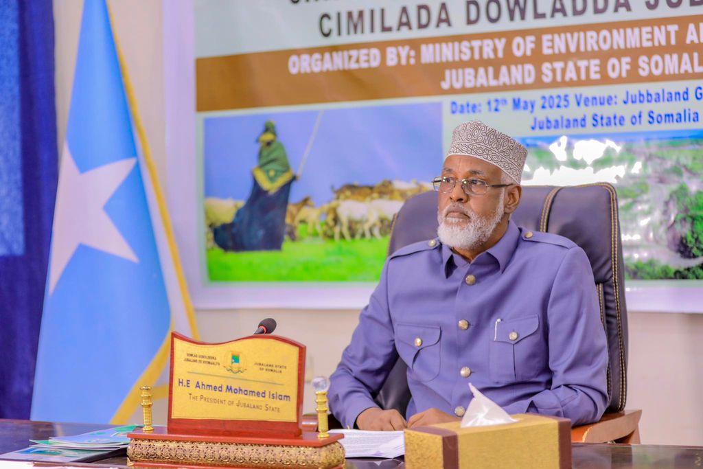 "Wadahadal baan diyaar unahay”Madaxweynaha Jubaland