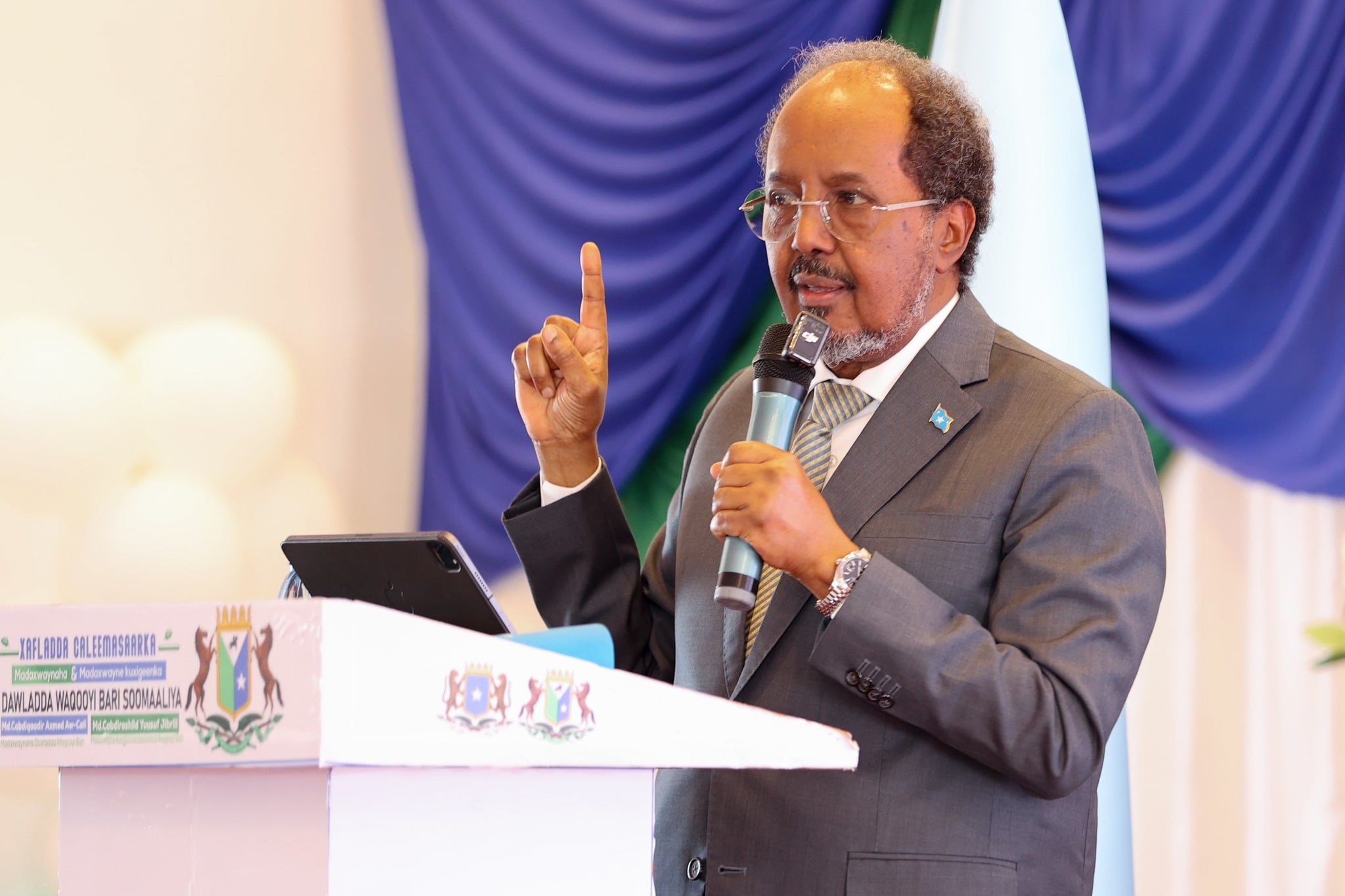 Madaxweyne Xasan: “Dhul-boobka Israa’iil waa maya, waa khad cas”